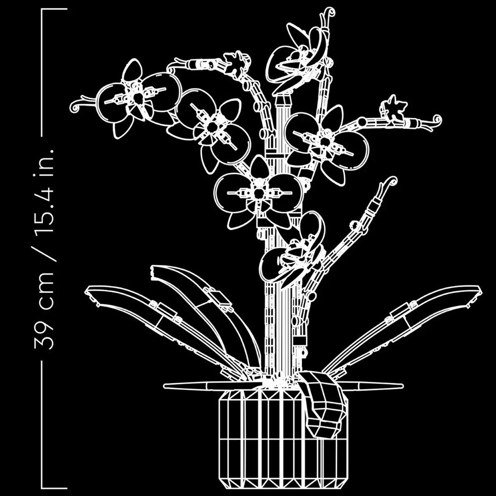 LEGO Botanical Orchid Building Set, , large