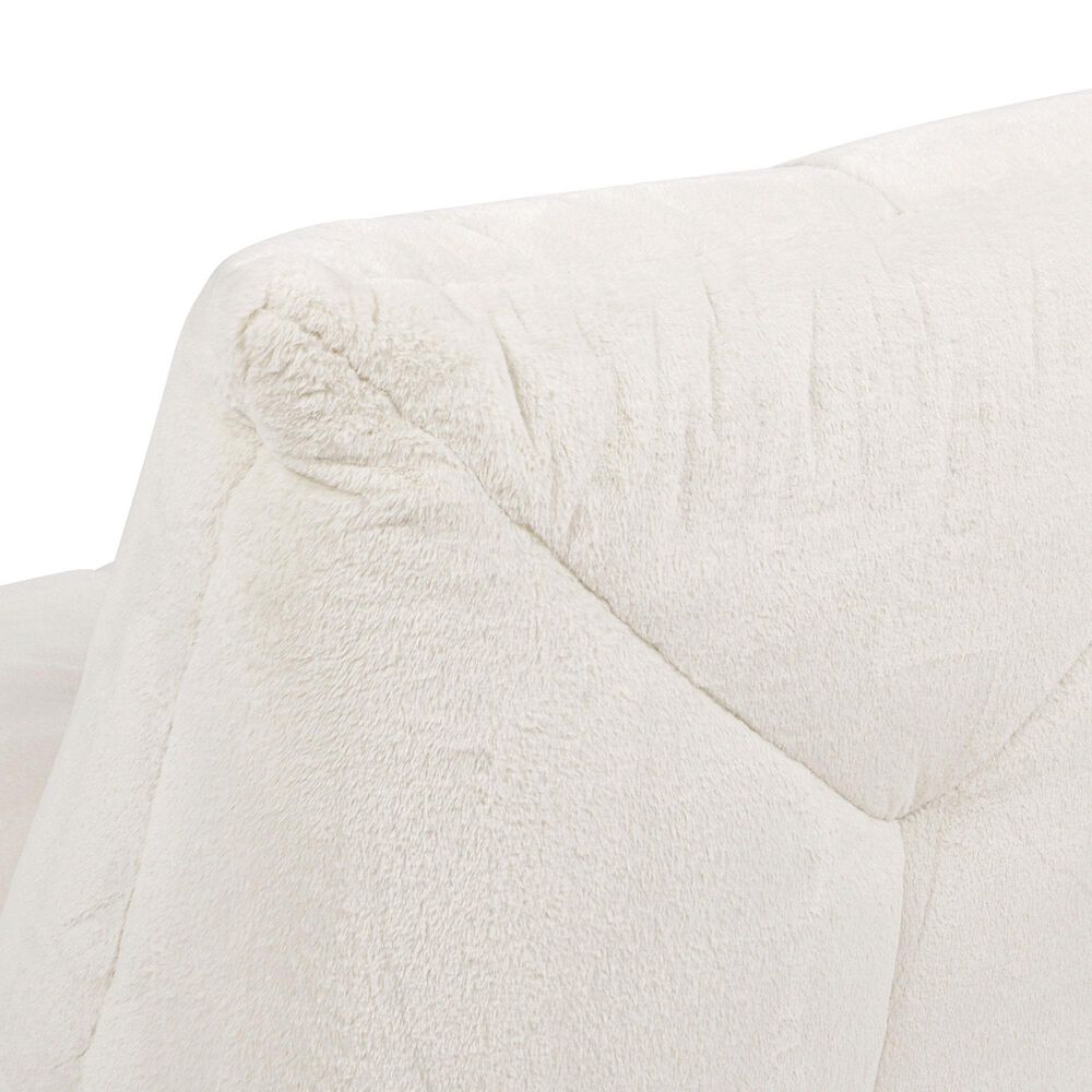 Jennifer Taylor Home Rearden Manual Swivel Glider Recliner in Pearl White, , large