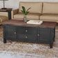 A-America Stormy Ridge Cocktail Table in Chickory and Slate Black, , large