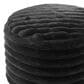 Jaxx Paran Round Ottoman in Mondo Black, , large