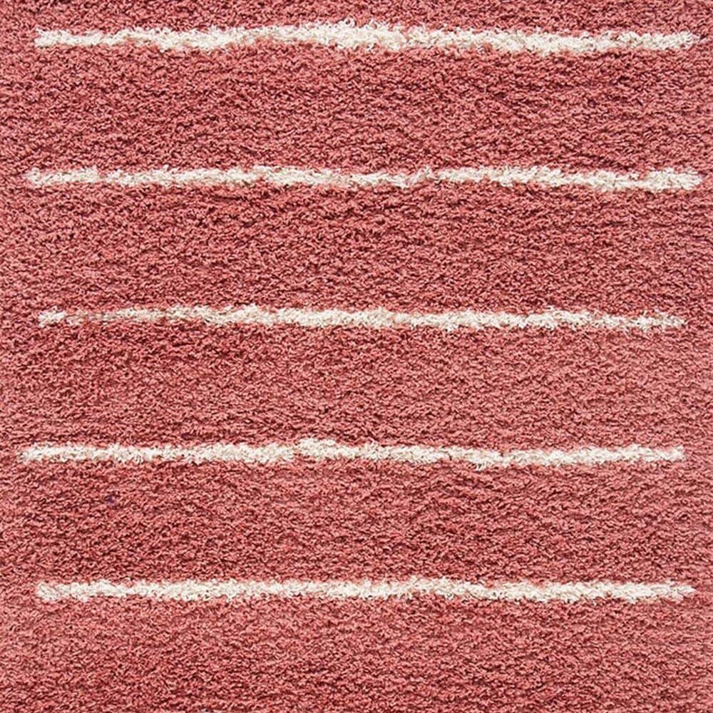Safavieh Venus Shag VNS604U 4&#39; x 6&#39; Pink and Ivory Area Rug, , large