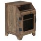 Furniture of America Naylor End Table in Reclaimed Oak, , large