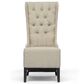 Baxton Studio Vincent Accent Chair in Beige, , large