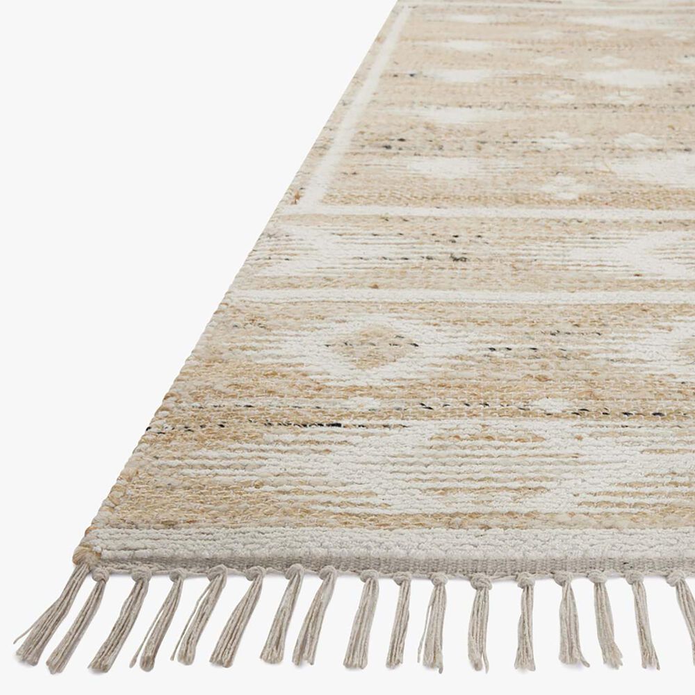 Angela Rose Rivers 2&#39;3&quot; x 3&#39;9&quot; Natural and Ivory Area Rug, , large