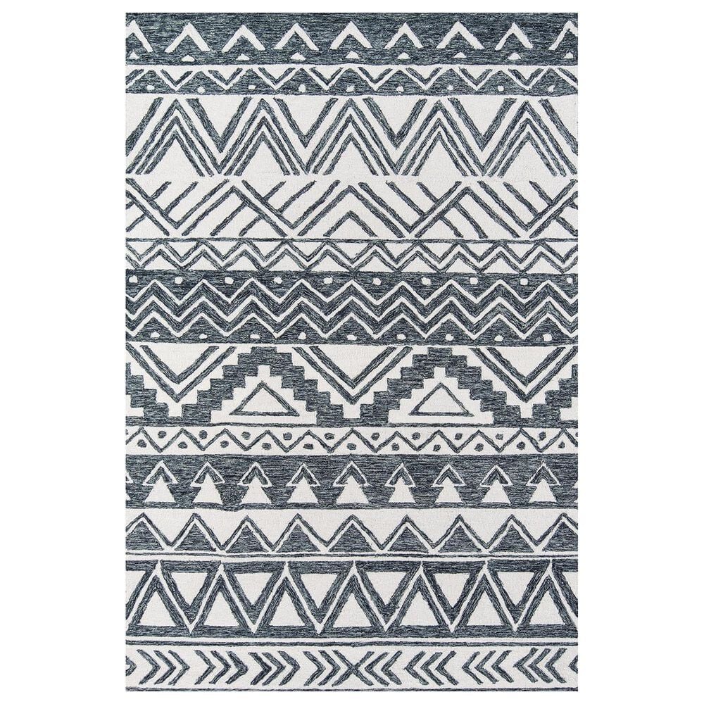 Momeni Mallorca 5" x 8" Charcoal Area Rug, , large