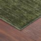 Dalyn Rug Company Soft Essentials Solid Olive 5" x 7"6" Indoor/Outdoor Area Rug, , large