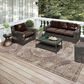 Dalyn Rug Company Sedona Oriental 10" x 14" Taupe Indoor/Outdoor Area Performance Rug, , large