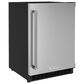 KitchenAid 24" Undercounter Refrigerator with Stainless Steel Door in Black and Stainless Steel, , large