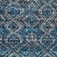 Feizy Dakota 3"6" x 5"6" Teal and Multicolor Area Rug, , large