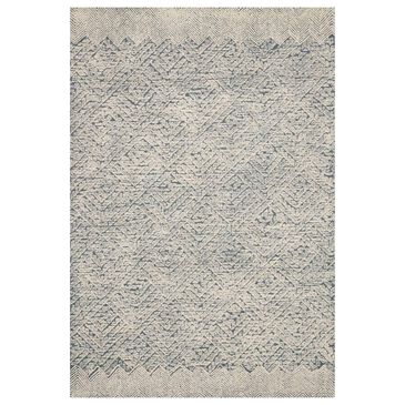 ED Ellen DeGeneres Crafted by Loloi Kopa 11"6" x 15" Blue and Ivory Area Rug, , large