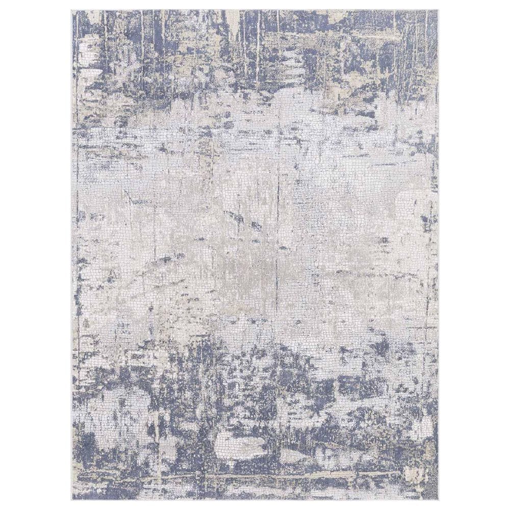 Amer Rugs Hamilton 10"3" x 14" Beige and Indigo Area Rug, , large