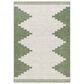 Surya Eagean EAG-2435 Grass Green, Ivory, Dark Green and Seafoam 6"7" Square Indoor/Outdoor Area Rug, , large