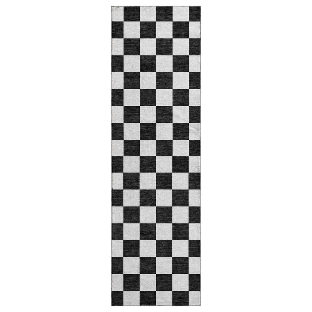 Dalyn Rug Company The Reserve TR7 Black 2"3" x 7"6" Indoor/Outdoor Runner, , large