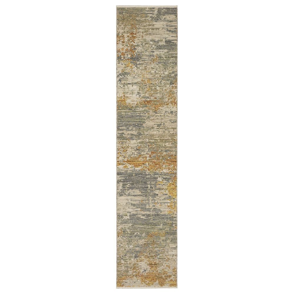 Oriental Weavers Soleri 2"6" x 12" Beige and Gold Runner, , large