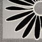 Nourison Aloha 3"6" x 5"6" Black and White Indoor/Outdoor Area Rug, , large
