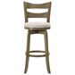 Armen Living Blair 26" Swivel Counter Height Stool in Putty Brown, , large