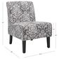 Linon Home Decor Coco Accent Chair in Gray, , large