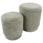Lumisource Marla 2-Piece Upholstered Ottoman Set in Green, , large