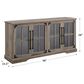 Walker Edison Abigail 58" TV Stand in Grey Wash, , large