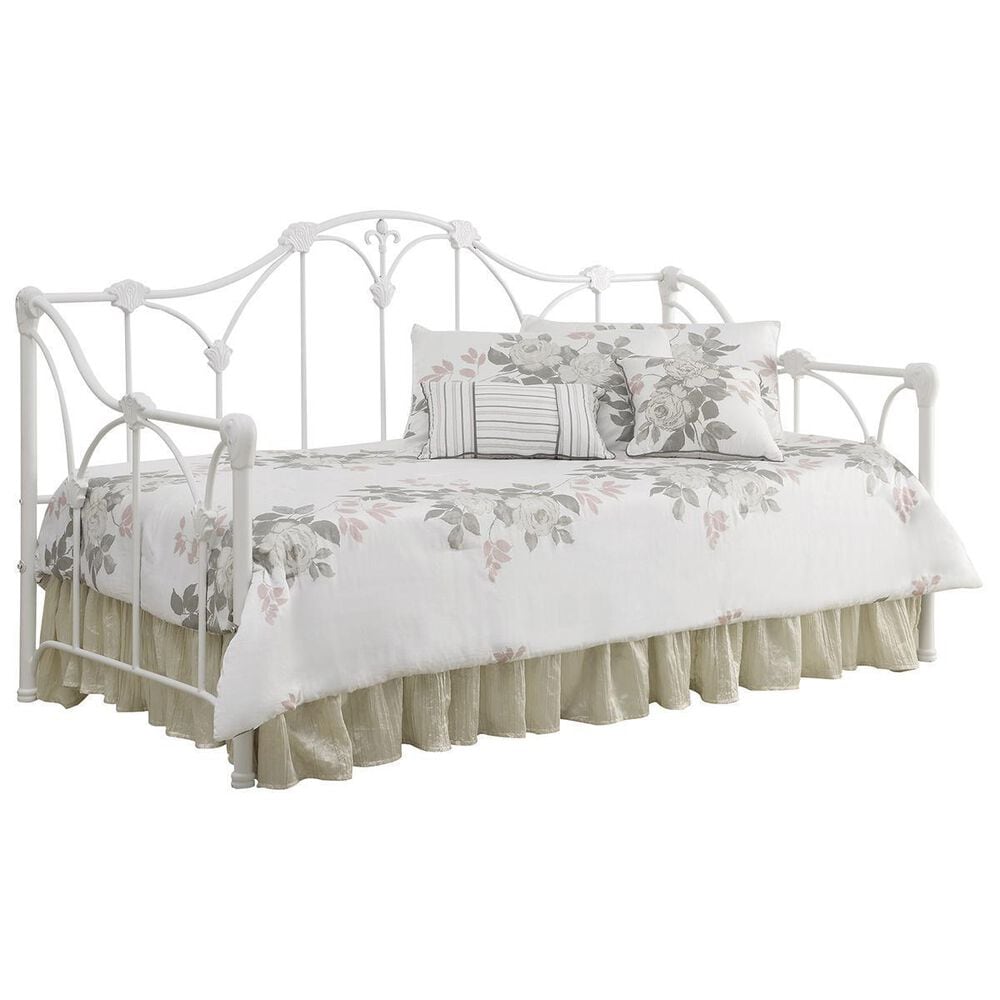 Pacific Landing Twin Metal Daybed in White, , large