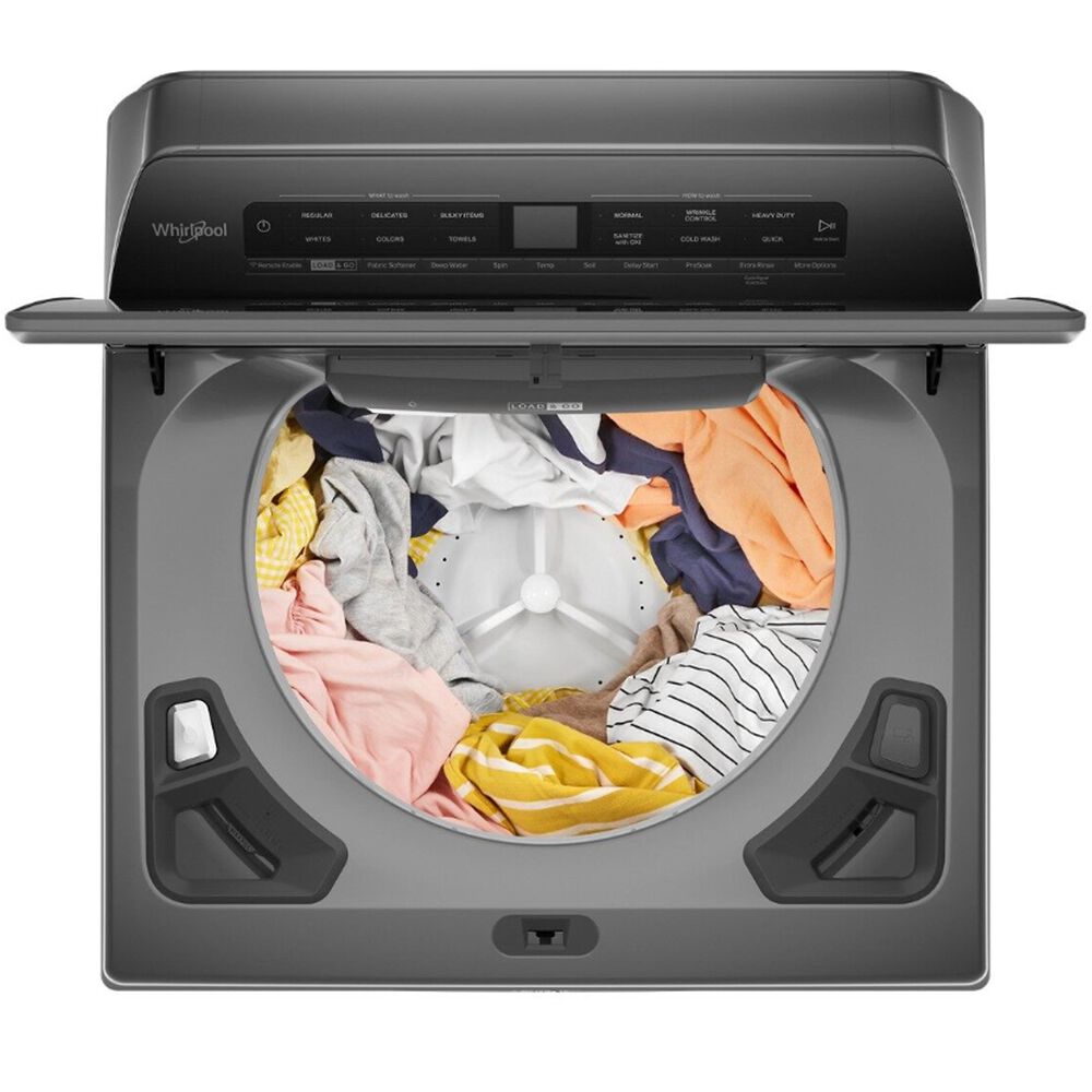 Whirlpool 4.8 Cu. Ft. Top Load Washer with Impeller in Chrome Shadow, , large