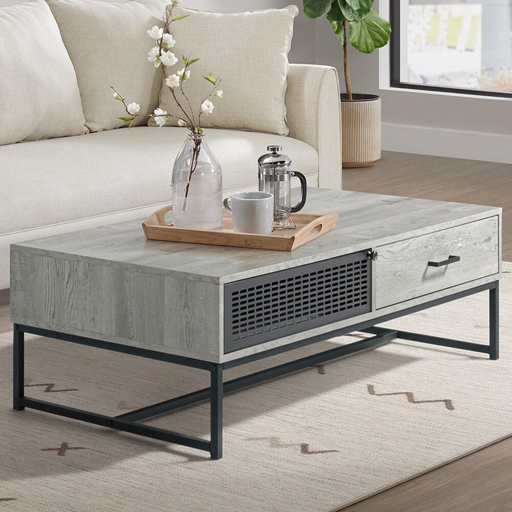 Mayberry Hill Tatiana Coffee Table in Grey and Black, , large