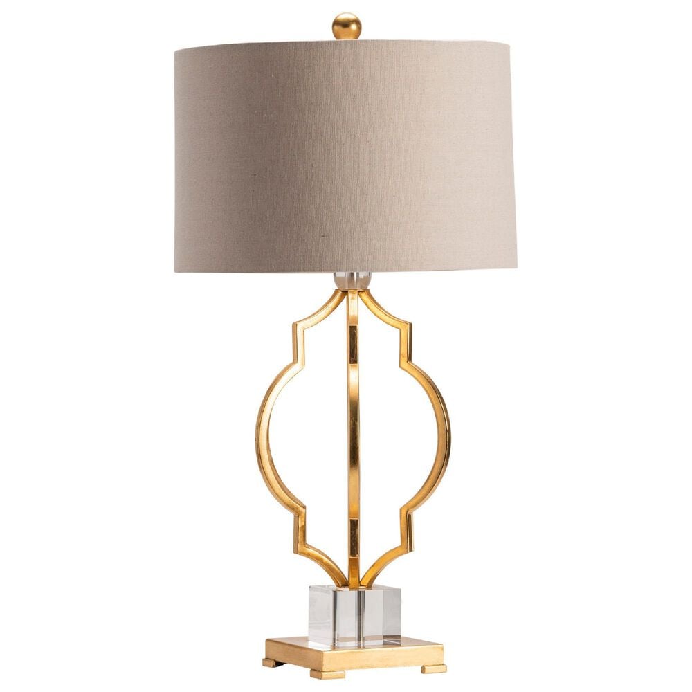 Crestview Collection Parisian Table Lamp in Gold Leaf, , large