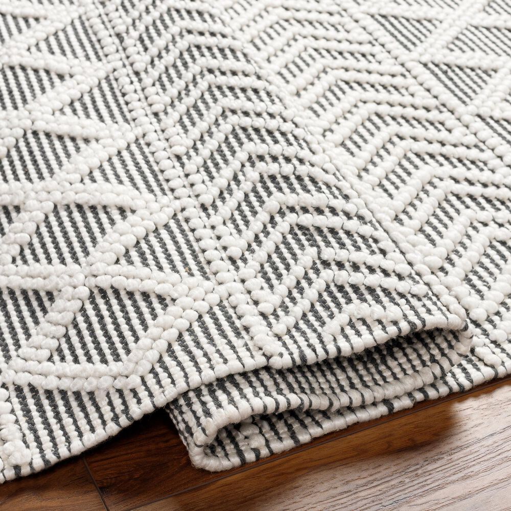 Surya Daffodil Southwestern 2&#39;6&quot; x 8&#39; Light Grey and Natural Runner, , large