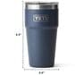 YETI Rambler 20 Oz Stackable Cup with MagSlider Lid in Cherry Blossom, , large