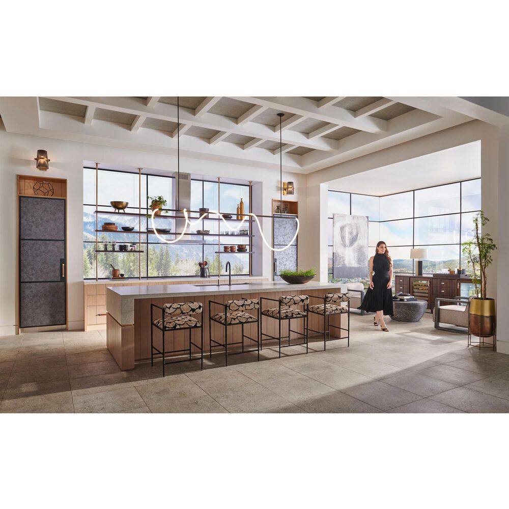 Monogram 30&quot; Integrated Column Freezer with Left Handle- - Panel Sold Separately, , large