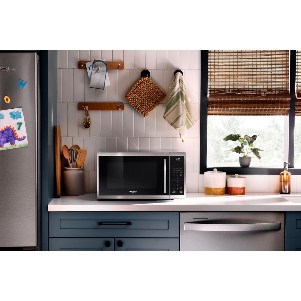 Whirlpool 1.0 Cu. Ft. Countertop Microwave with Air Fry in Stainless Steel, , large
