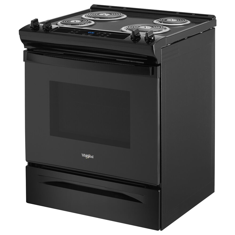 Whirlpool 4.8 Cu. Ft. Slide-in Electric Range in Black, , large