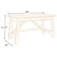 Ashley Baldridge Large Leg Desk in Rustic Brown, , large