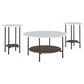 Ashley Wrenwich Occasional Table Set in Brown, Black and White (Set of 3), , large