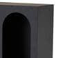 Maple and Jade 5-Shelf Geometric Storage Shelving Unit in Matte Black, , large