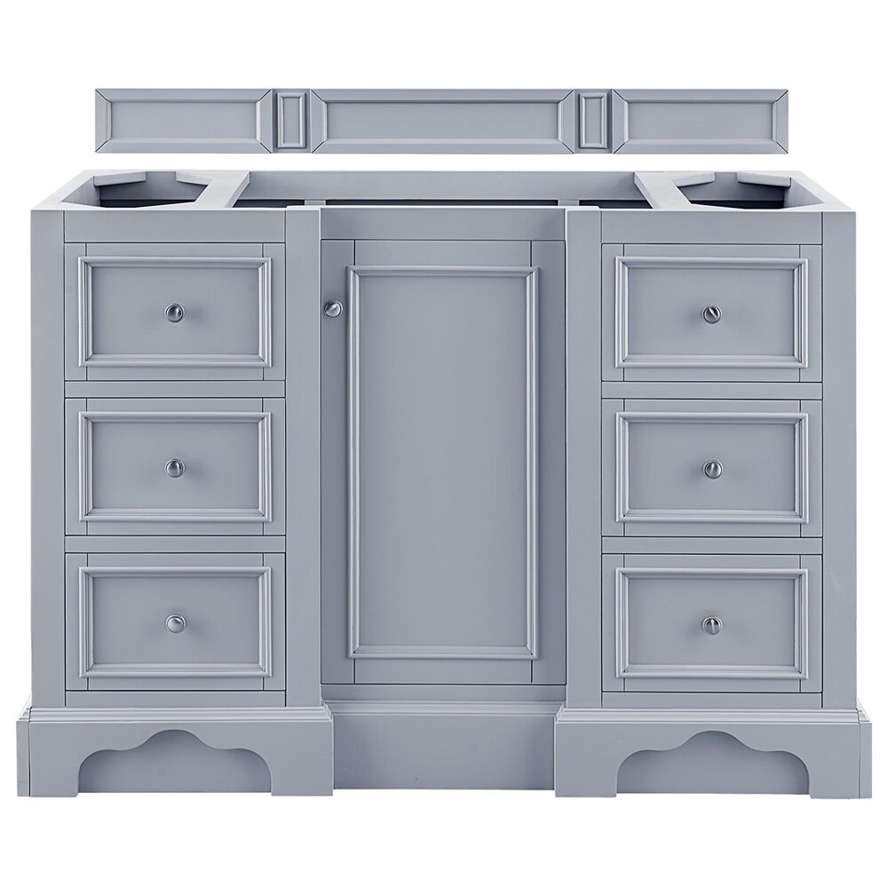 James Martin De Soto 48" Single Bathroom Vanity Cabinet in Silver Gray, , large