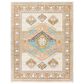 Surya Bodrum BDM-2313 7"10" x 10" Ivory, Saffron, Gray, Aqua, Camel and Coral Area Rug, , large