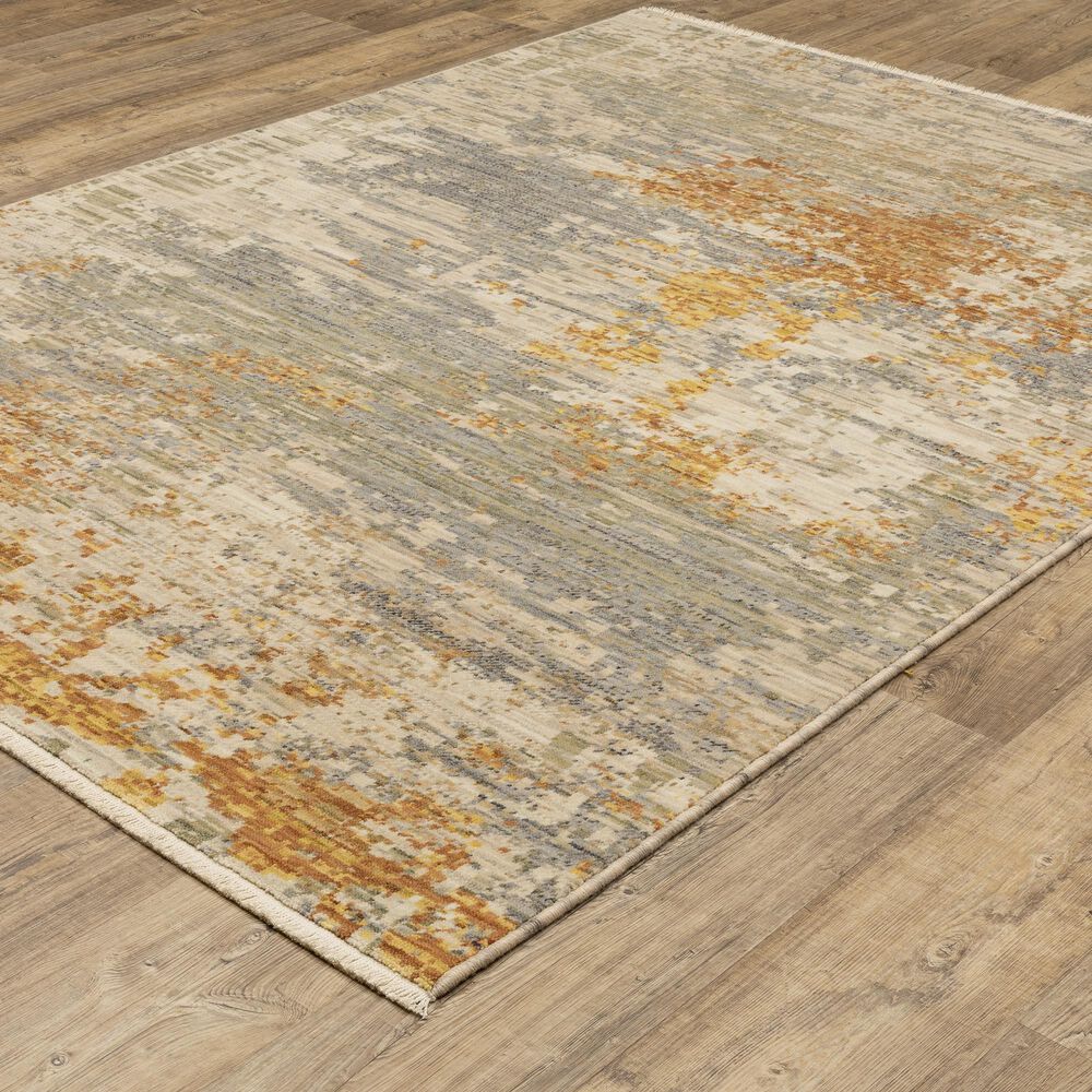 Oriental Weavers Soleri 7&#39;10&quot; x 10&#39;10&quot; Beige and Gold Area Rug, , large