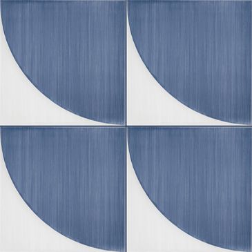 Marazzi Scenario Blue Convex 8" x 8" Porcelain Tile, , large