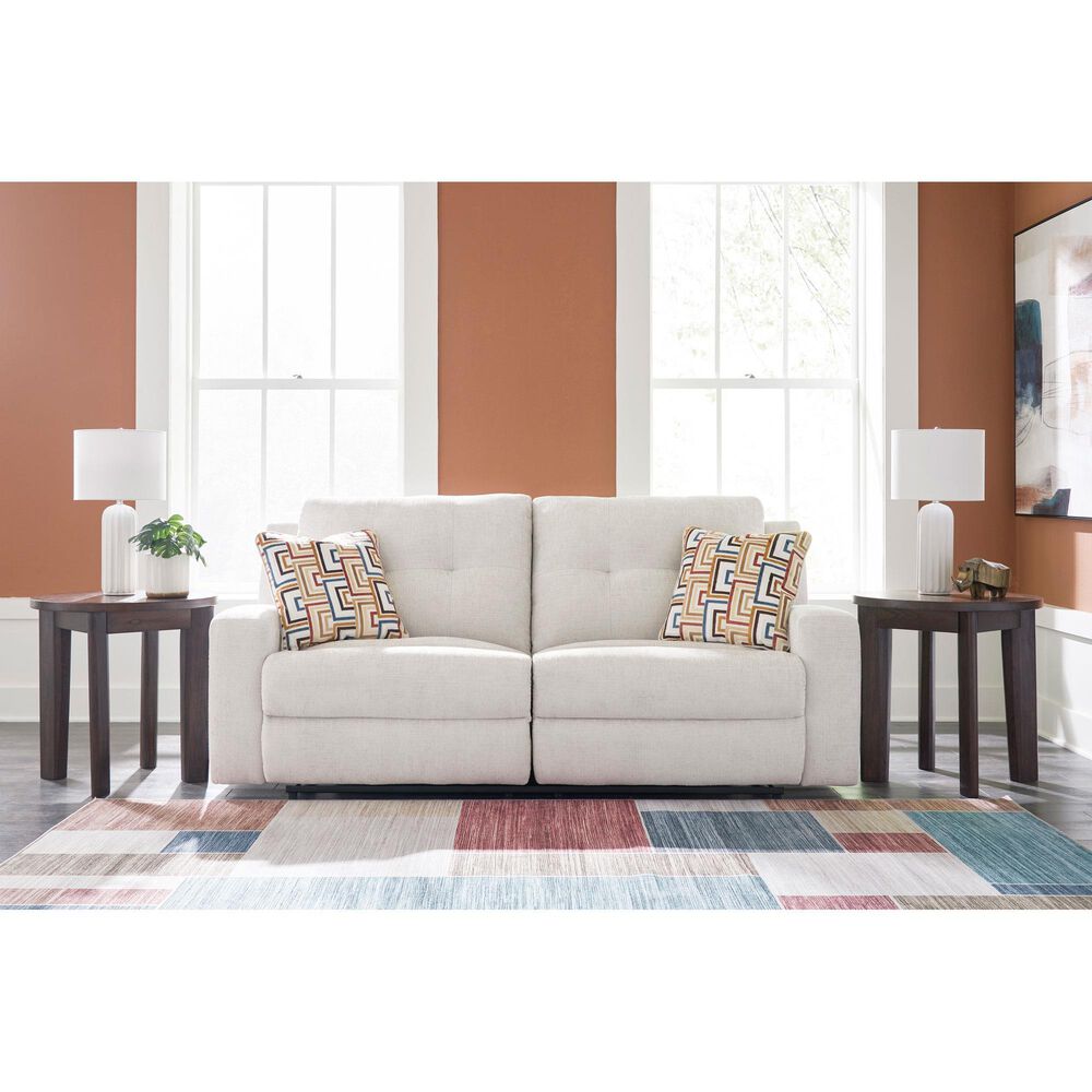 Ashley Danum Manual Reclining Sofa in Stone, , large