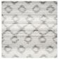 Safavieh Adirondack ADR106P-4SQ 4" x 4"  Silver/Charcoal Square Rug, , large