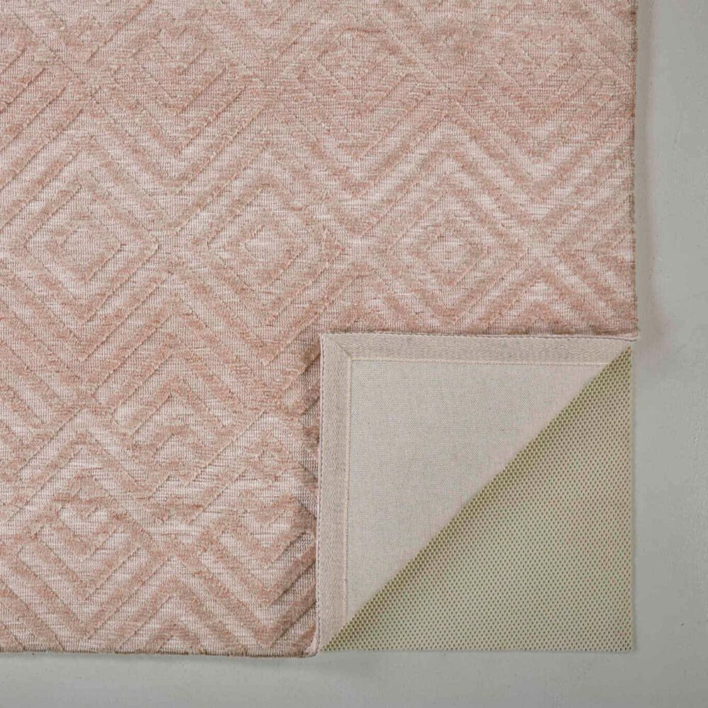 Feizy Colton 3&#39;6&quot; x 5&#39;6&quot; Blush Area Rug, , large