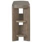 Belle Furnishings Affinity Sofa Table in Dusty Taupe and Concrete, , large