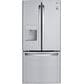 LG 21.8 Cu. Ft. 3-Door French Door Refrigerator in Stainless Steel, , large