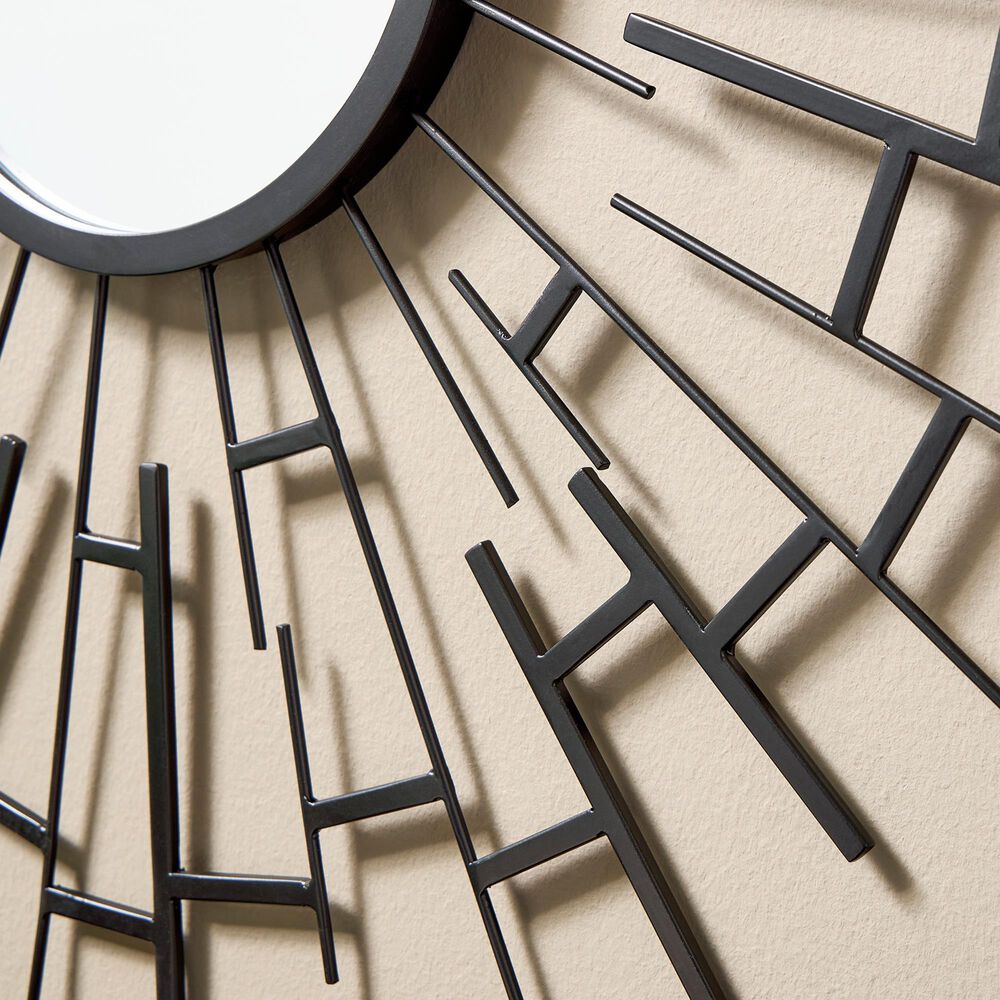 Ashley Garrenworth Accent Wall Mirror in Black, , large