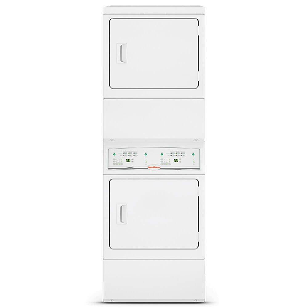 Speed Queen 7 Cu. Ft. Electric Stack Dryers in White, , large