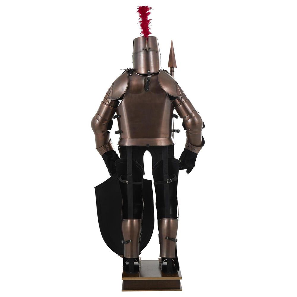 Maple and Jade People Replica Medieval Decorative Armor in Polished Copper, Red, Gold and Black, , large