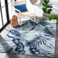 Safavieh Cabana CBN452J 8" x 10" Aqua and Navy Indoor/Outdoor Area Performance Rug, , large