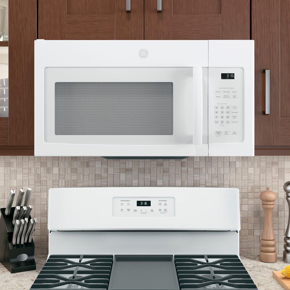 GE Appliances 1.6 Cu. Ft. Over The Range Microwave Oven with
