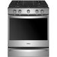Whirlpool 5.8 Cu. Ft. Slide-In Gas Range with EZ-2-Lift Hinged Grates in Fingerprint Resistant Stainless Steel, , large